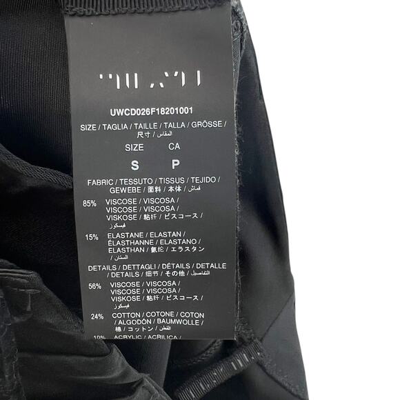 Unravel Project Ben Taverniti Lace Up Leggings Skinny Satin Black Size Small - Picture 12 of 13